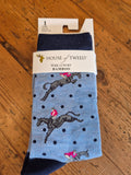 Ladies House of Tweed Horse Bamboo Socks