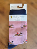 Ladies House of Tweed Horse Bamboo Socks