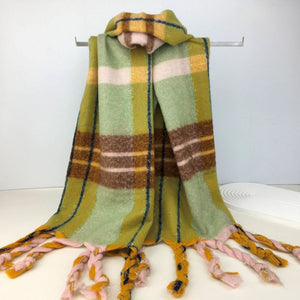 Brown/green scarf