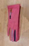 Bright Pink Gloves 