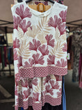 Tile top and trouser set