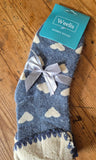 Ladies Heart Cuff Socks