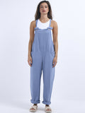 Blue cotton dungarees