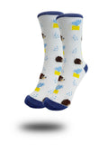 Blue Hedgehog bamboo socks