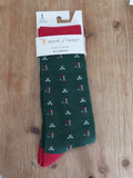 Green Golf Bamboo Socks