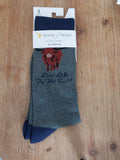 House Of Tweed 'Live Life To The Bull' Bamboo Socks