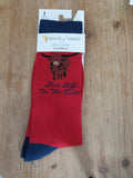 House Of Tweed 'Live Life To The Bull' Bamboo Socks