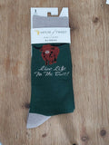 House Of Tweed 'Live Life To The Bull' Bamboo Socks