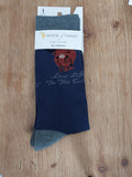 House Of Tweed 'Live Life To The Bull' Bamboo Socks