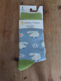 Ladies House of Tweed Fluffy Sheep Socks