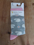 Ladies House of Tweed Fluffy Sheep Socks