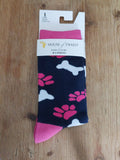 Ladies House of Tweed Paw Dog Socks