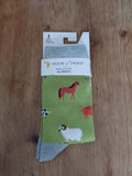 Women House Of Tweed Farmyard Socks Made from Bamboo Fibres