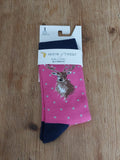 Women House of Tweed Stag Luxury Socks