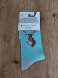 Women House of Tweed Stag Luxury Socks