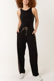 Leopard Stripe Joggers
