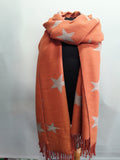 Orange star scarf 