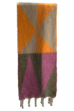 Orange and Fuchsia Blanket Scarf