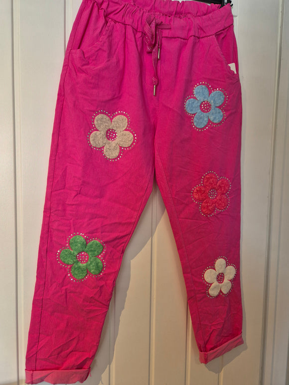 Pink magic trousers 