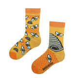 Bee and Honeycomb Cotton Socks