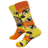 Bee and Honeycomb Cotton Socks