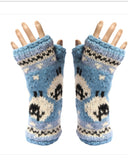 Sheep Set 100% Wool, Bobble hat and Wrist Warmers