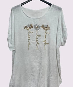 Turquoise Cotton Top