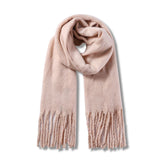 Light Beige fluffy scarf 