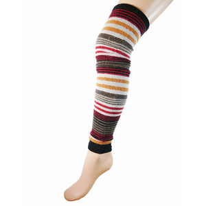 Blue Striped legwarmers 