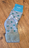 Luxurious Spotty Cuff Socks with Faux Fur Cuff