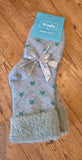 Star Fluffy Cuff Socks