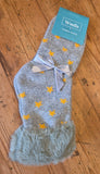 Star Fluffy Cuff Socks