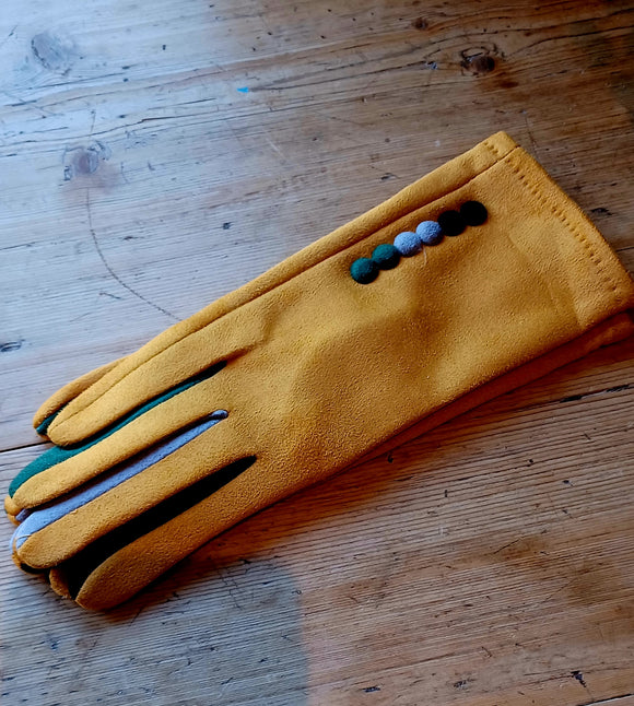 Six Button Touch Screen Gloves