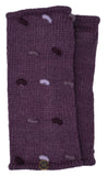 Hand Knitted French Knot Wrist Warmers