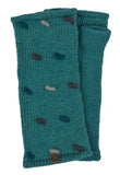 Hand Knitted French Knot Wrist Warmers