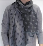 Pleated Reversible Small Star Scarves