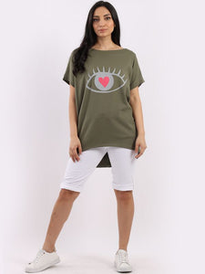 Retro Love Eye Top