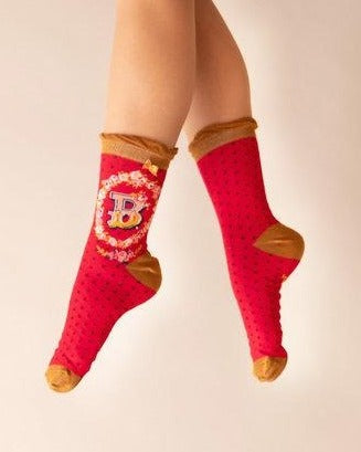 Powder A to Z Ankle Socks