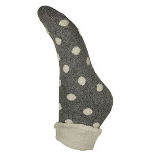 Luxurious Spotty Cuff Socks