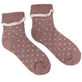 Luxurious Dotty Cuff Socks