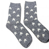 Wool Blend Star Socks